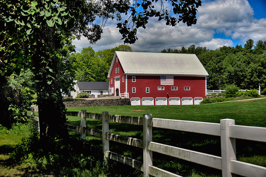 Patriotic Barn #1 Photograph by Tricia Marchlik