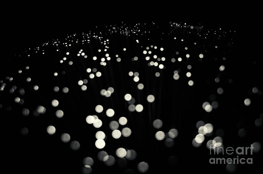 Black and White Pattern of lights Photograph by Clayton Bastiani