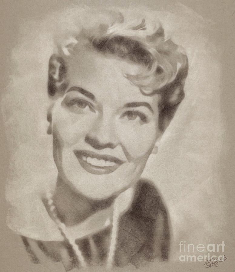 Hollywood Drawing - Patti Page, Vintage Singer #1 by Esoterica Art Agency