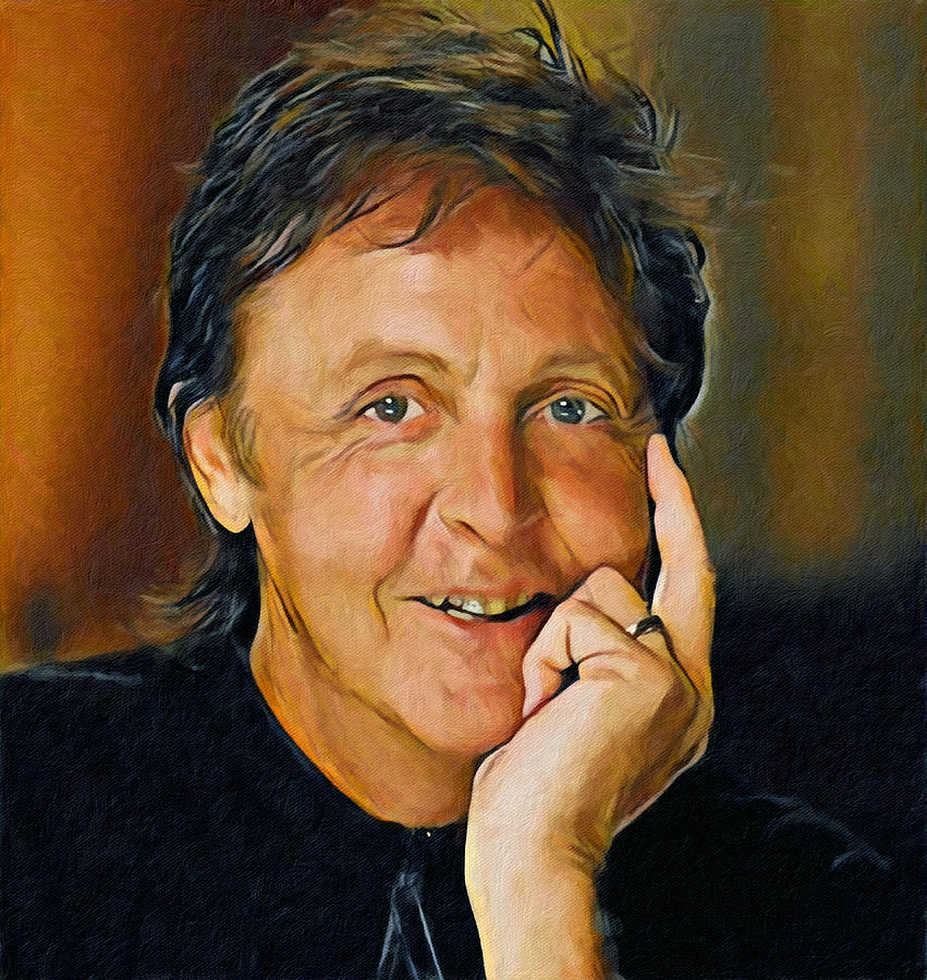 Paul McCartney Classic Portrait Digital Art by Yury Malkov - Fine Art ...