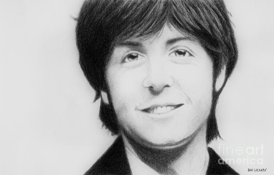 Paul Mccartney Drawing - Paul McCartney by Dan Lockaby