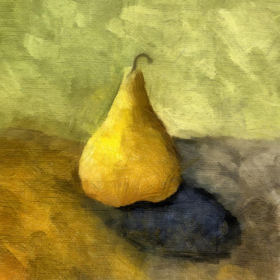 Fruit Painting - Pear Still Life #1 by Michelle Calkins