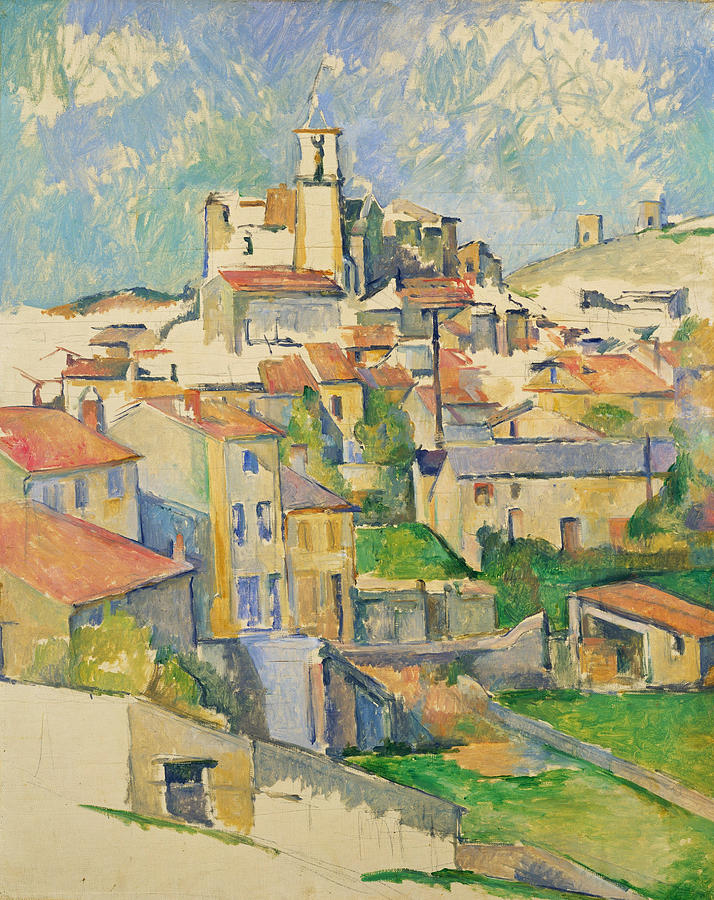 Gardanne Painting by Paul Cezanne