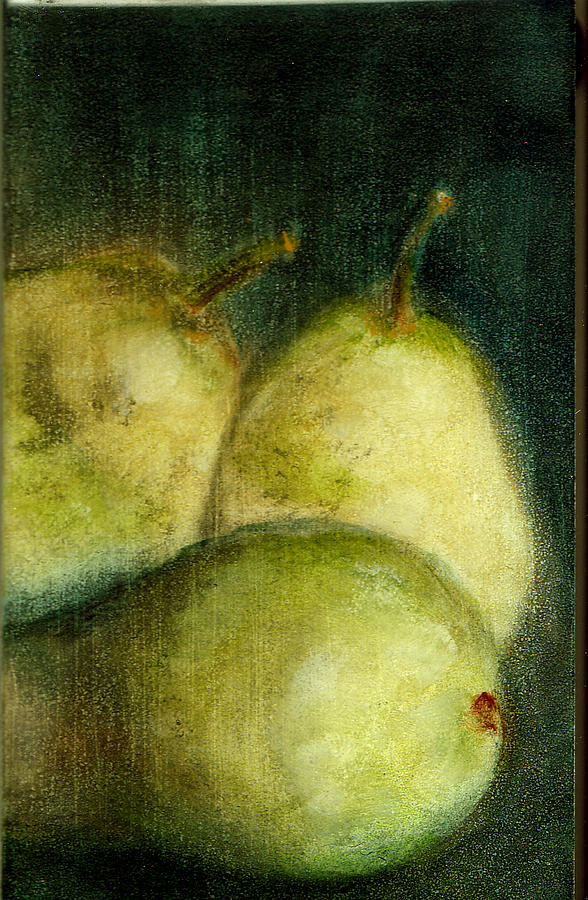 Fruit Painting - Pears #1 by Katushka Millones