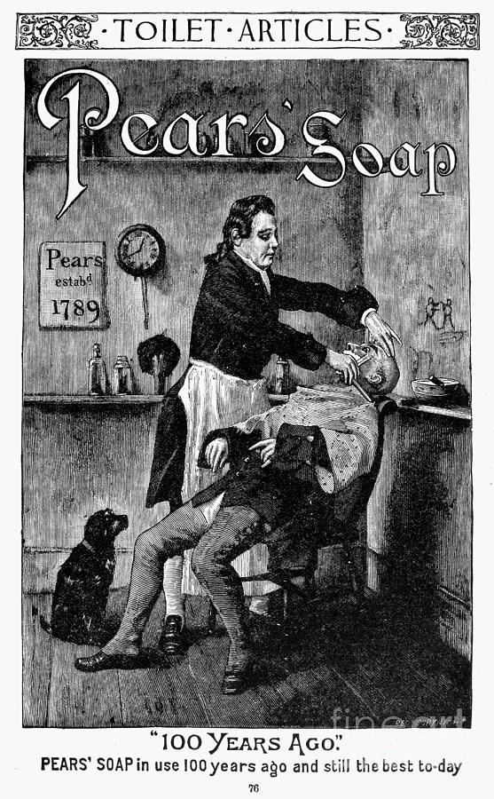 Pears Soap Ad, 1888 #1 Photograph by Granger