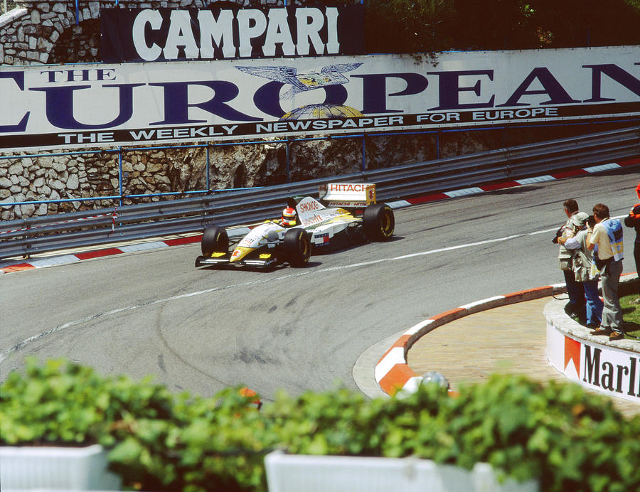 Pedro Lamy at 1994 Monaco Grand Prix #1 Photograph by John Bowers