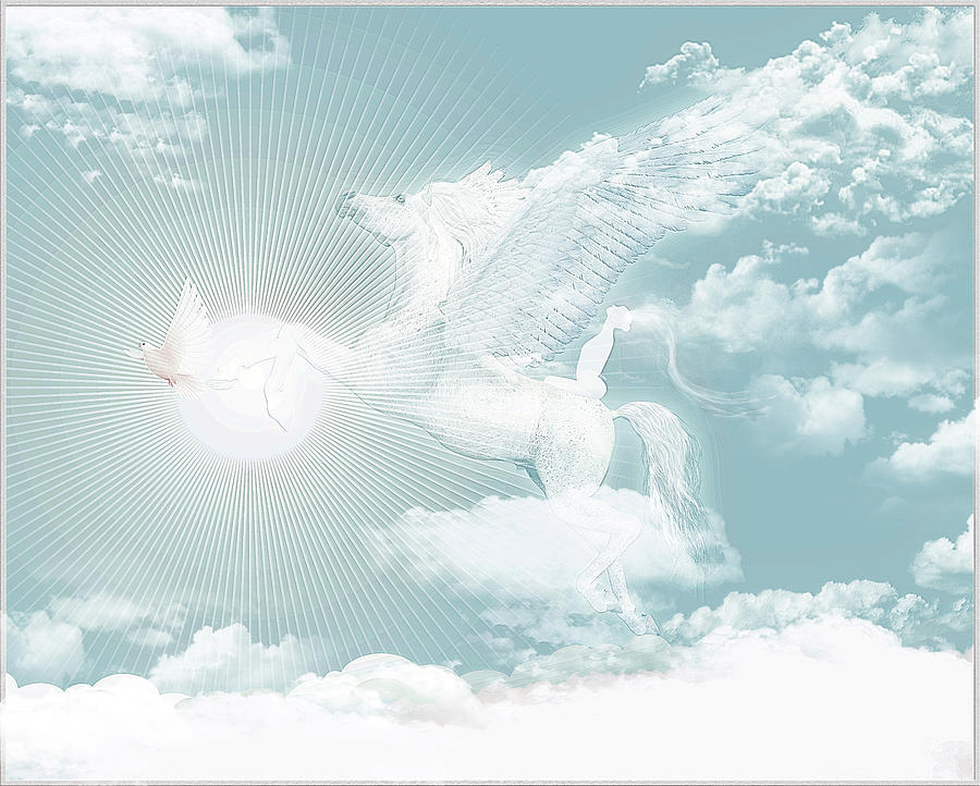 Pegasus #1 Digital Art by Harald Dastis