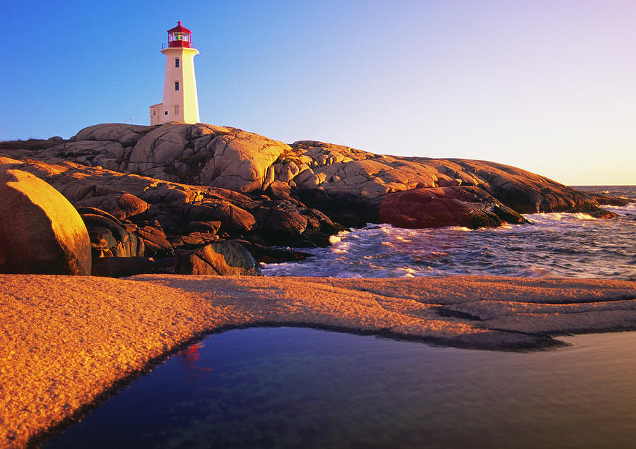 Peggys Point Lighthouse, Nova Scotia #2 Photograph by Gary Corbett
