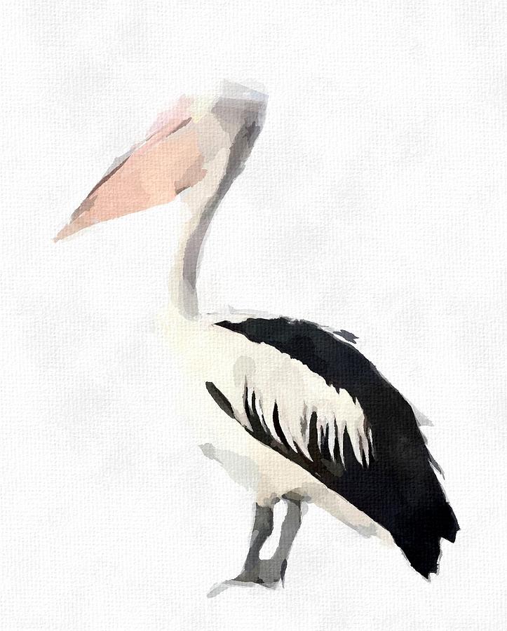 Pelican #1 Painting by Chris Butler