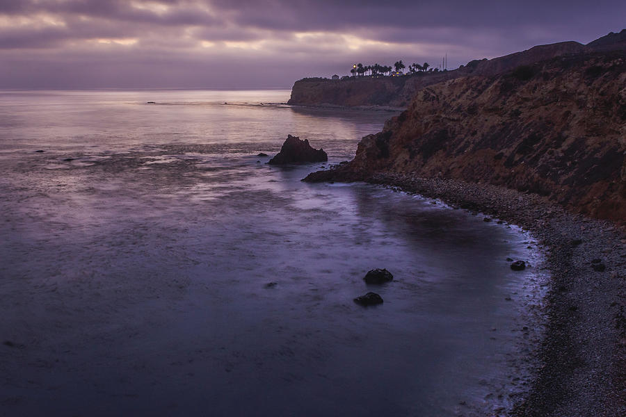 Pelican Cove and Point Vicente after Sunset #1 Photograph by Andy Konieczny