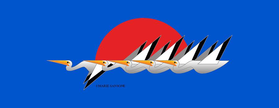 Pelicans by Marie Sansone Pelicans by Marie Sansone