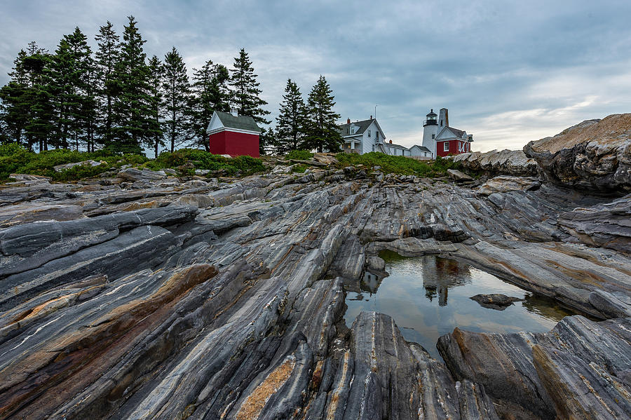 Pemaquid Point Reflection #1 Photograph by Hershey Art Images
