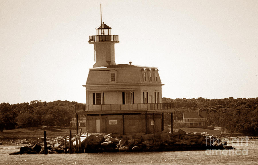 Penfield Reef Lighthouse Ct #1 Photograph by Skip Willits