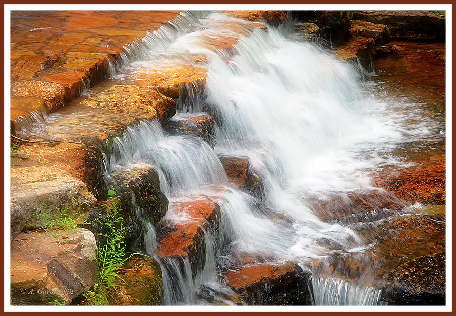 Pennsylvania, Waterfall, Stream #1 Photograph by A Macarthur Gurmankin