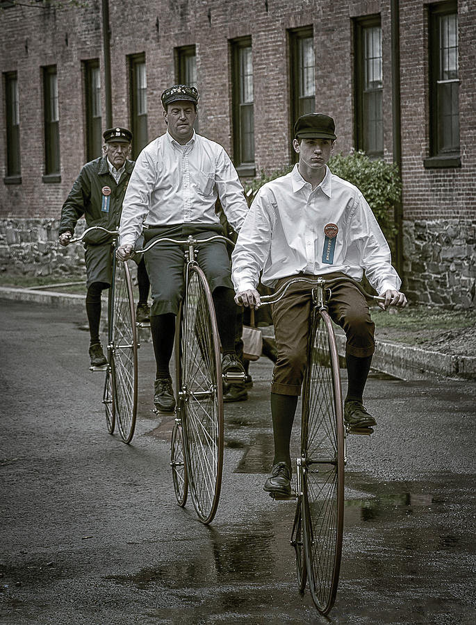 Penny Farthing Bikes Photograph by Rick Mosher