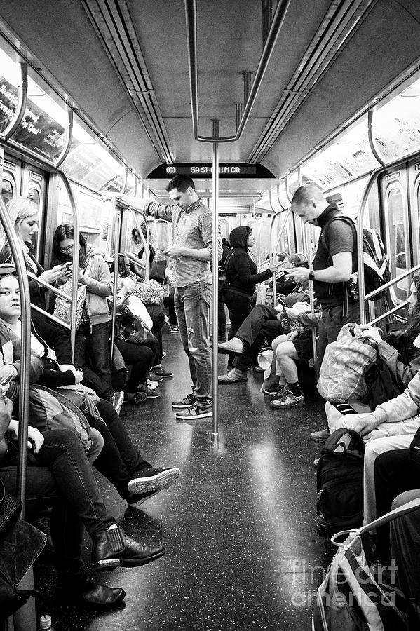 subway train people