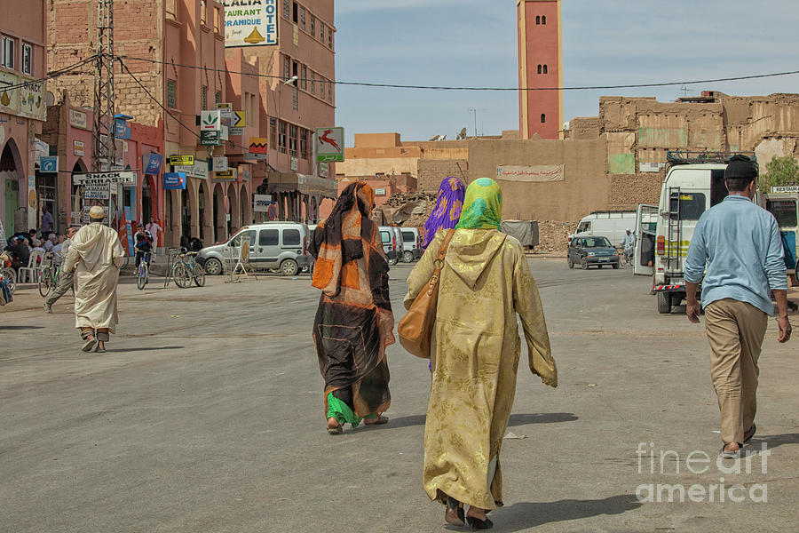 Walking on the streets in Morocco Photograph by Patricia Hofmeester