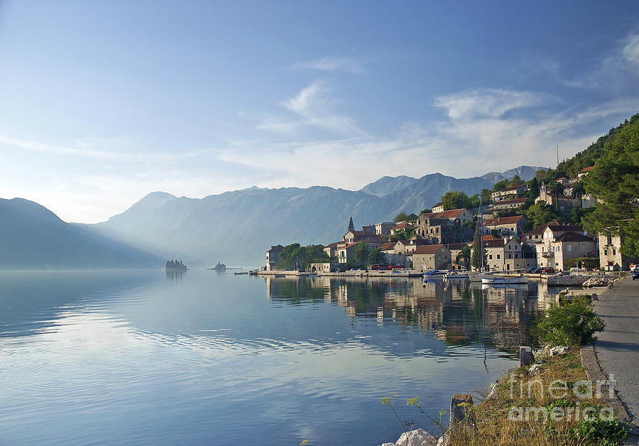 Perast Village In The Bay Of Kotor In Montenegro  #1 Photograph by JM Travel Photography
