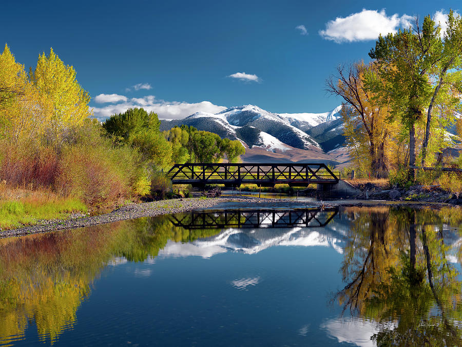 Perfect Autumn Day, Idaho Photograph by Leland D Howard