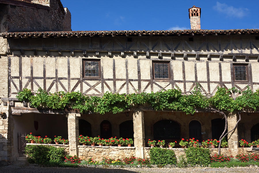 Medieval Building in Perouges  Photograph by Sally Weigand