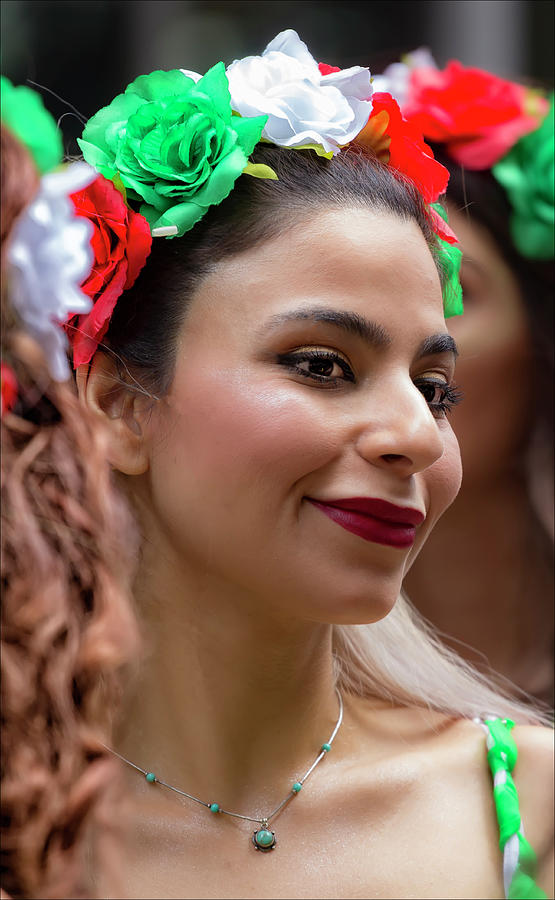 Persian Day Parade NYC 2017 Female Dancer #1 Photograph by Robert Ullmann