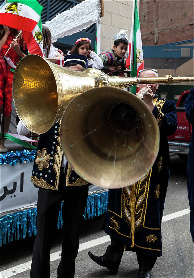 Persian Day Parade NYC 2017 Musicians #1 Photograph by Robert Ullmann