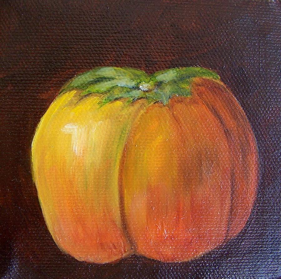 Persimmon 9 #1 Painting by Susan Dehlinger