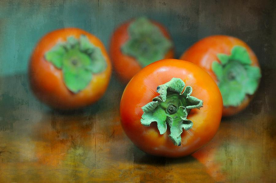 Persimmons #2 Photograph by Diana Angstadt