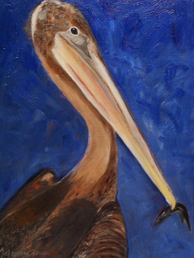 Pete Pelican #1 Painting by Jamie Frier