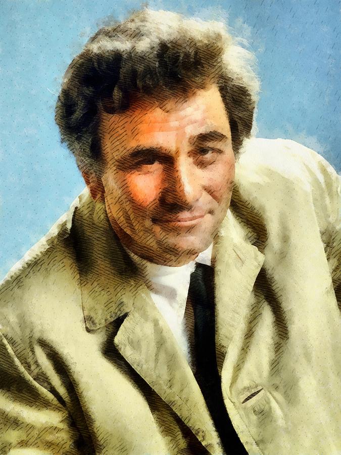 Peter Falk, Columbo #8 Painting by Esoterica Art Agency