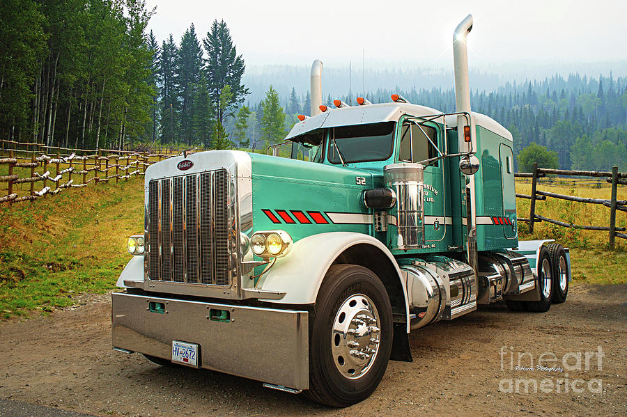 Peterbilt in the country #1 Photograph by Randy Harris