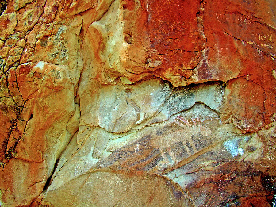 Petroglyph in Dinosaur National Monument, Utah #1 Photograph by Ruth Hager