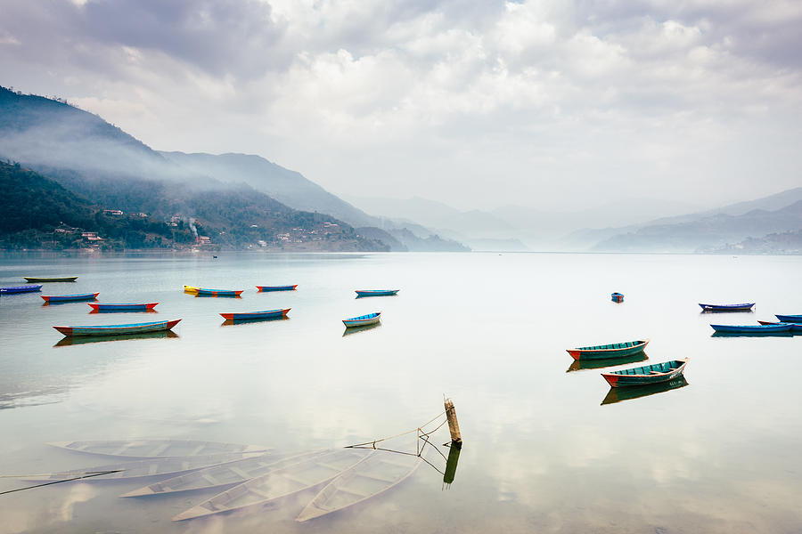 Phewa lake in Pokhara, Nepal #2 Photograph by Dutourdumonde Photography