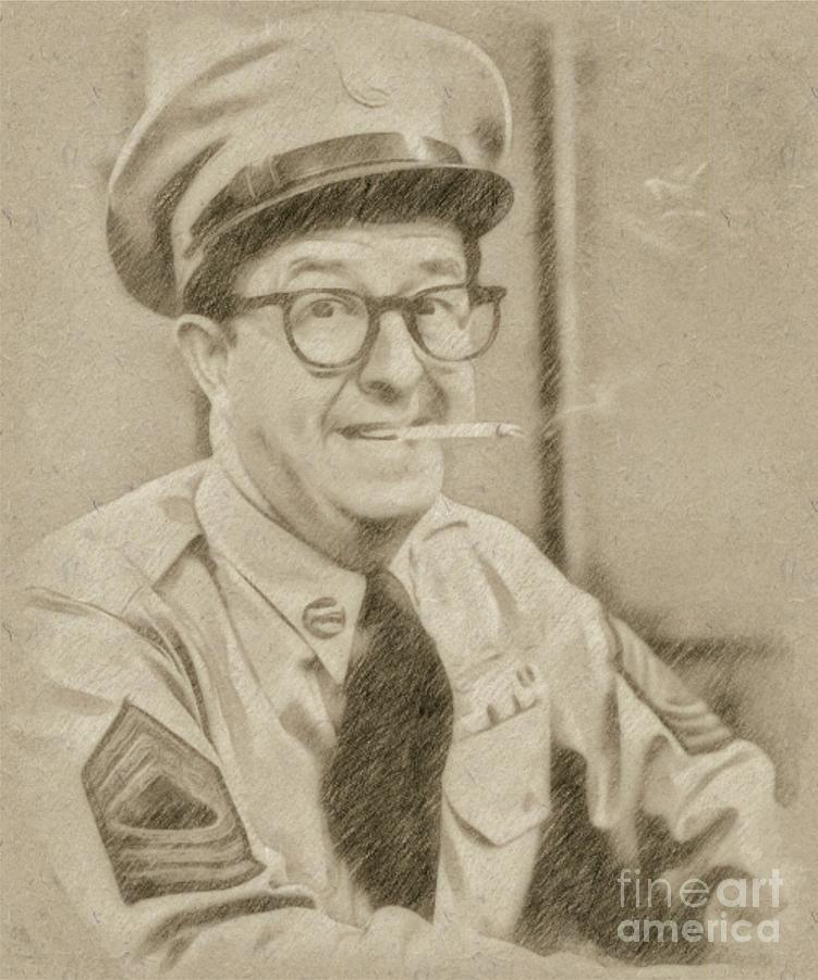 Phil Silvers, Actor, Comedian Drawing