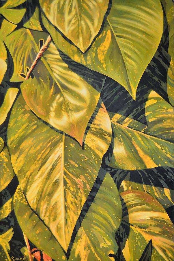 Philadendron Painting by Dan Remmel