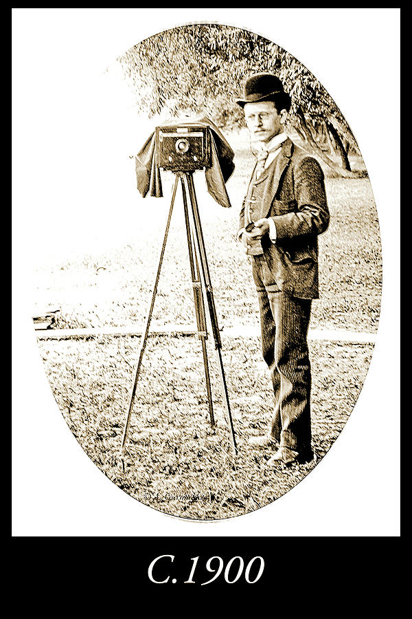 Photographer, American Genre Portrait, c. 1900, Vintage Photogra #1 Photograph by A Macarthur Gurmankin