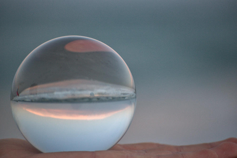 Photography Crystal Ball at the Beach Photograph by Sarah Gage - Fine ...