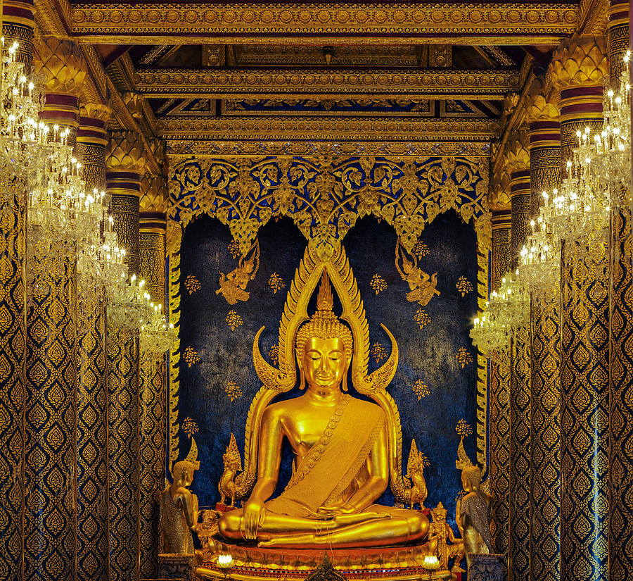 Phra Buddha Chinnarat Photograph by Anek Suwannaphoom - Pixels