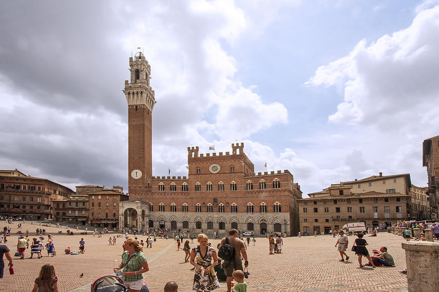 Piazza del Campo, Siena #1 Photograph by Sally Weigand