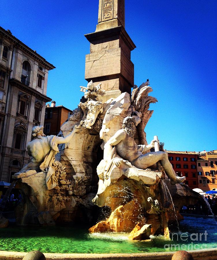 Piazza Navona  #1 Photograph by Angela Rath
