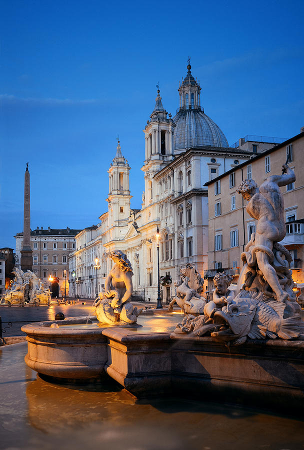 Piazza Navona #1 Photograph by Songquan Deng