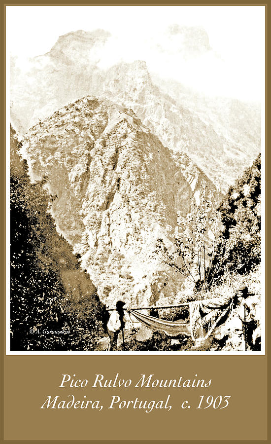 Pico Ruivo Mountain, Madeira, Portugal, c.1900 #1 Photograph by A Macarthur Gurmankin