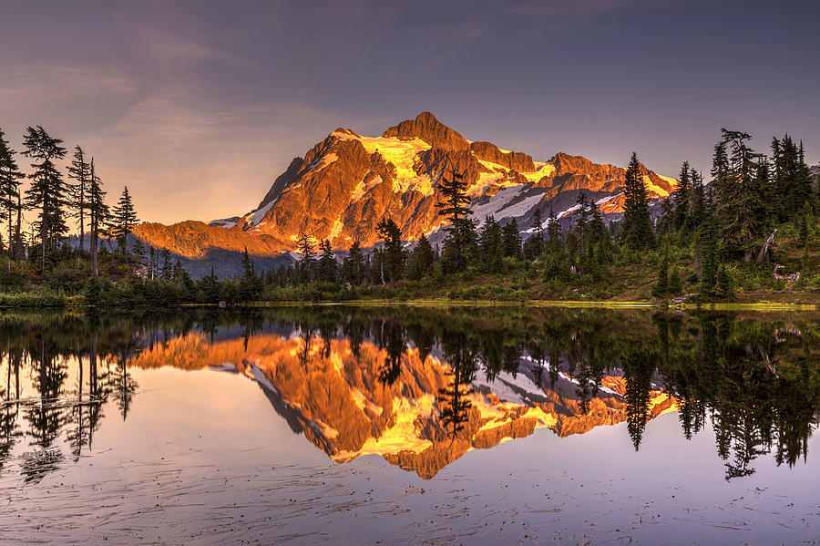 Picture Lake Reflection #2 Photograph by Pierre Leclerc Photography