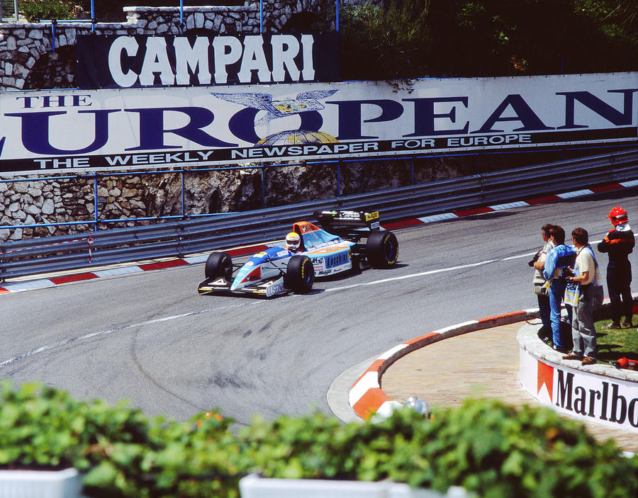 Pierluigi Martini at 1994 Monaco Grand Prix #1 Photograph by John Bowers