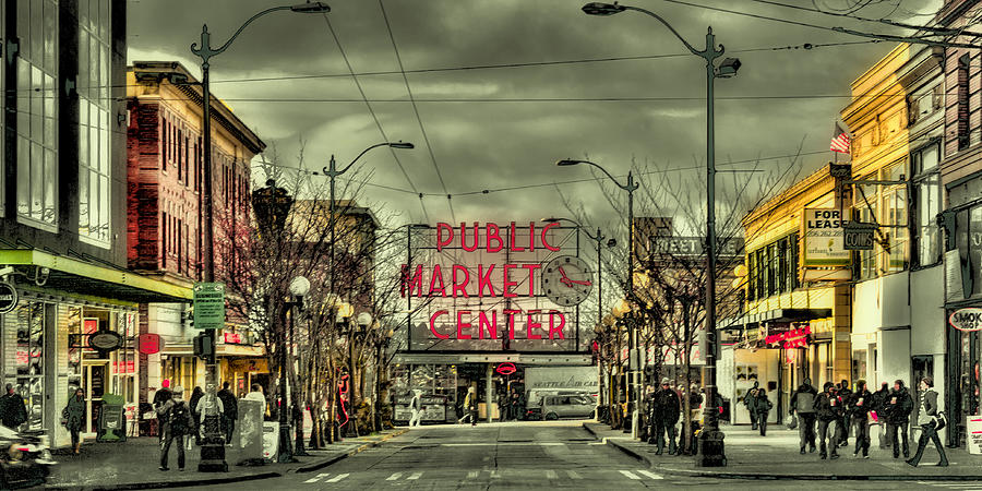 Pike Place Market In Seattle Photograph
