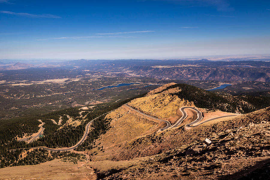 Pikes Peak Switchbacks #1 Photograph by Ron Pate