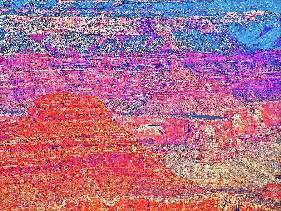 Pima Point View in Grand Canyon National Park-Arizona  #1 Photograph by Ruth Hager