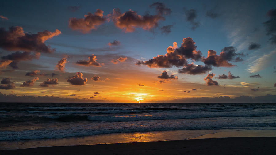 Pink Cloud Sunrise Delray Beach Florida #1 Photograph by Lawrence S Richardson Jr