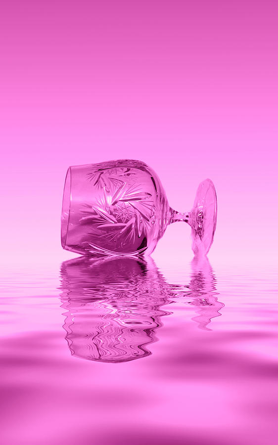 Pink Glass #1 Photograph by David French