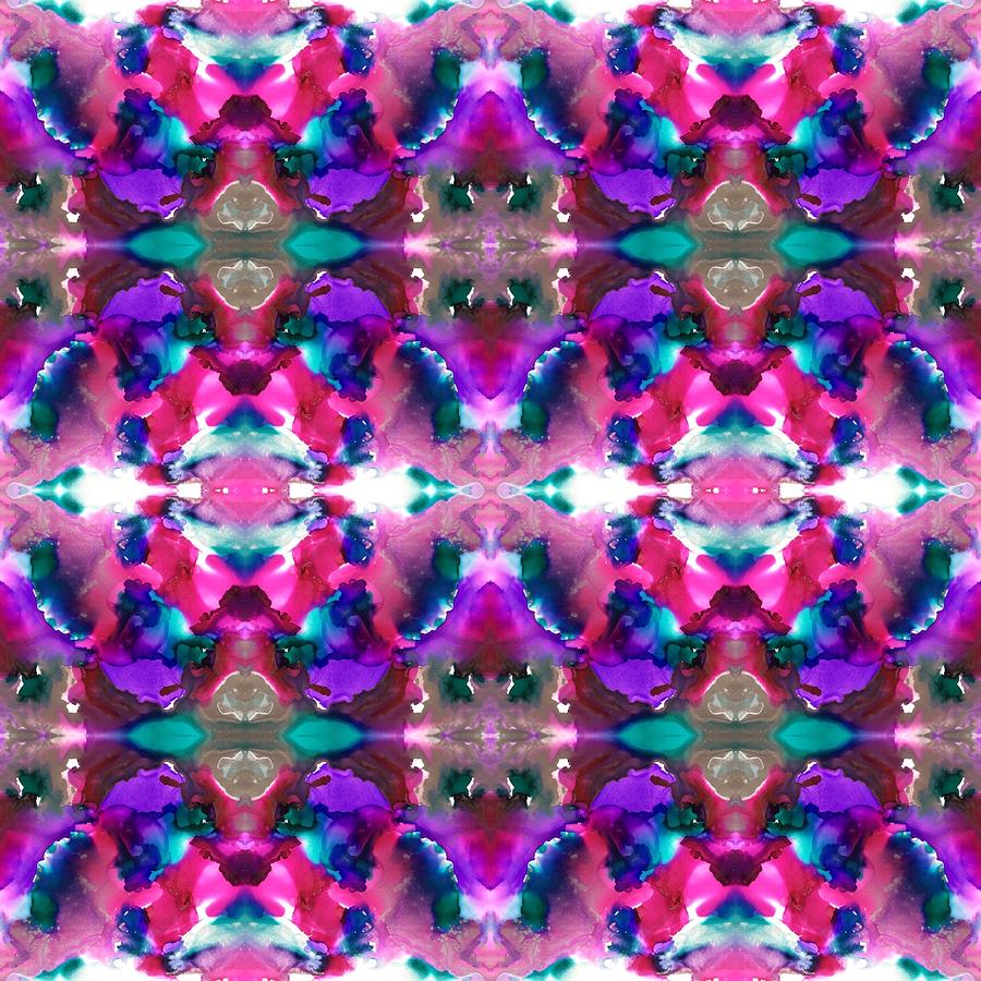 Pink Kaleidoscope Mixed Media by Nicole Listerfelt - Fine Art America